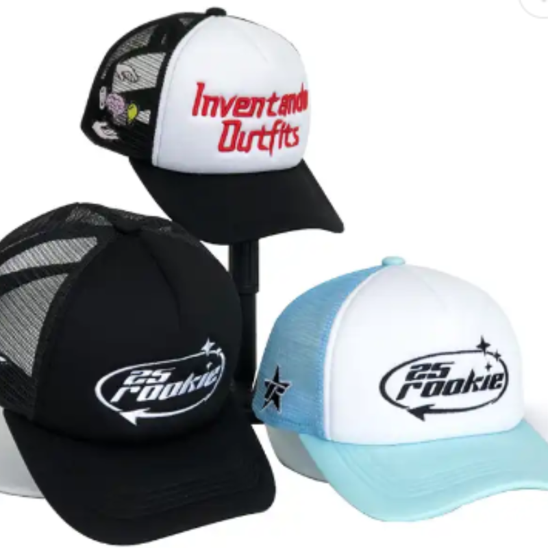 กำหนดเอง 3D ปักขน TRUCKER CAP OEM ที่กำหนดเองโลโก้ LOGO ABSOLY FOAM FOAM HAT TRANKER HAT MESH